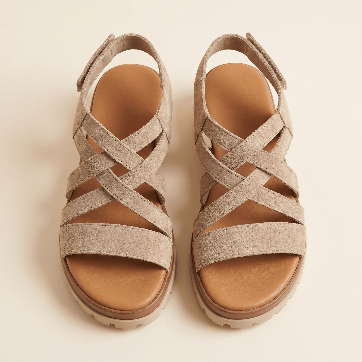 Aitana · Sandalia de Tiras de Piel con Plataforma - zapatos de mujer Calenzo