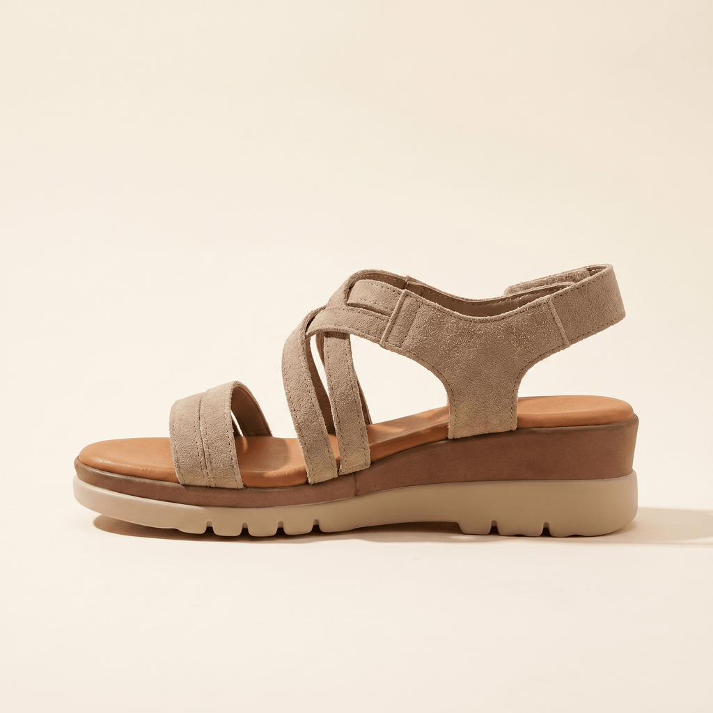 Aitana · Sandalia de Tiras de Piel con Plataforma - zapatos de mujer Calenzo