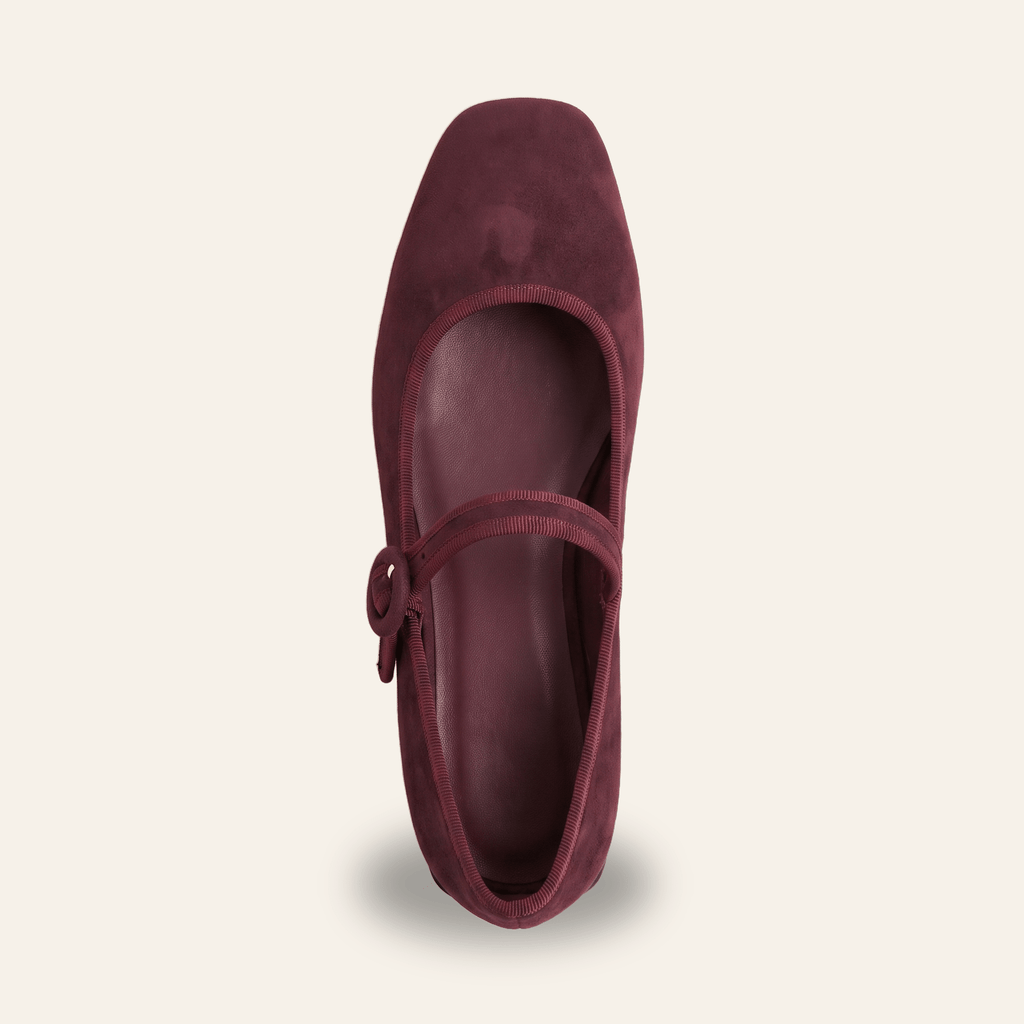 Celia · Bailarina Mary Jane de Ante con Hebilla - zapatos de mujer Calenzo