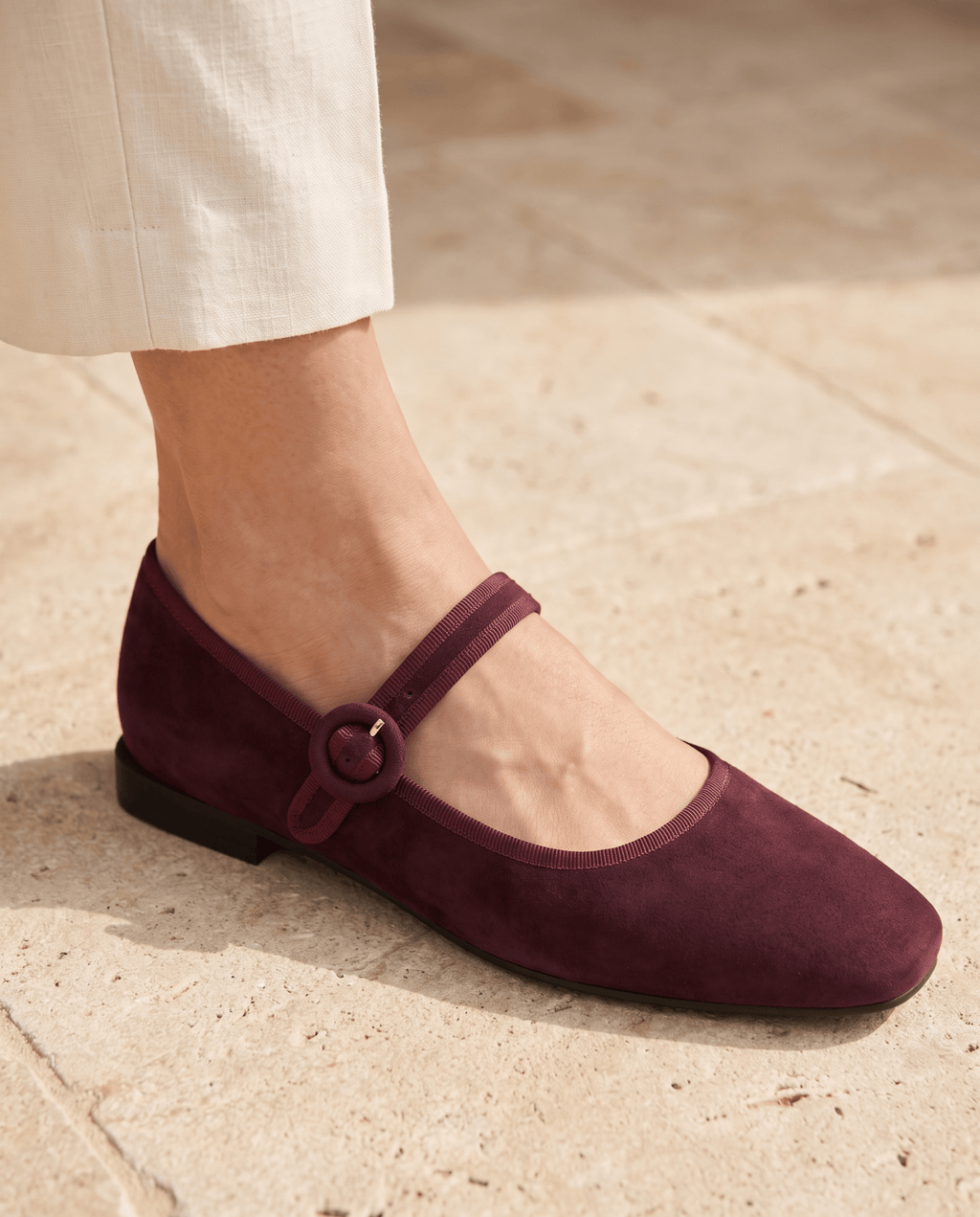 Celia · Bailarina Mary Jane de Ante con Hebilla - zapatos de mujer Calenzo