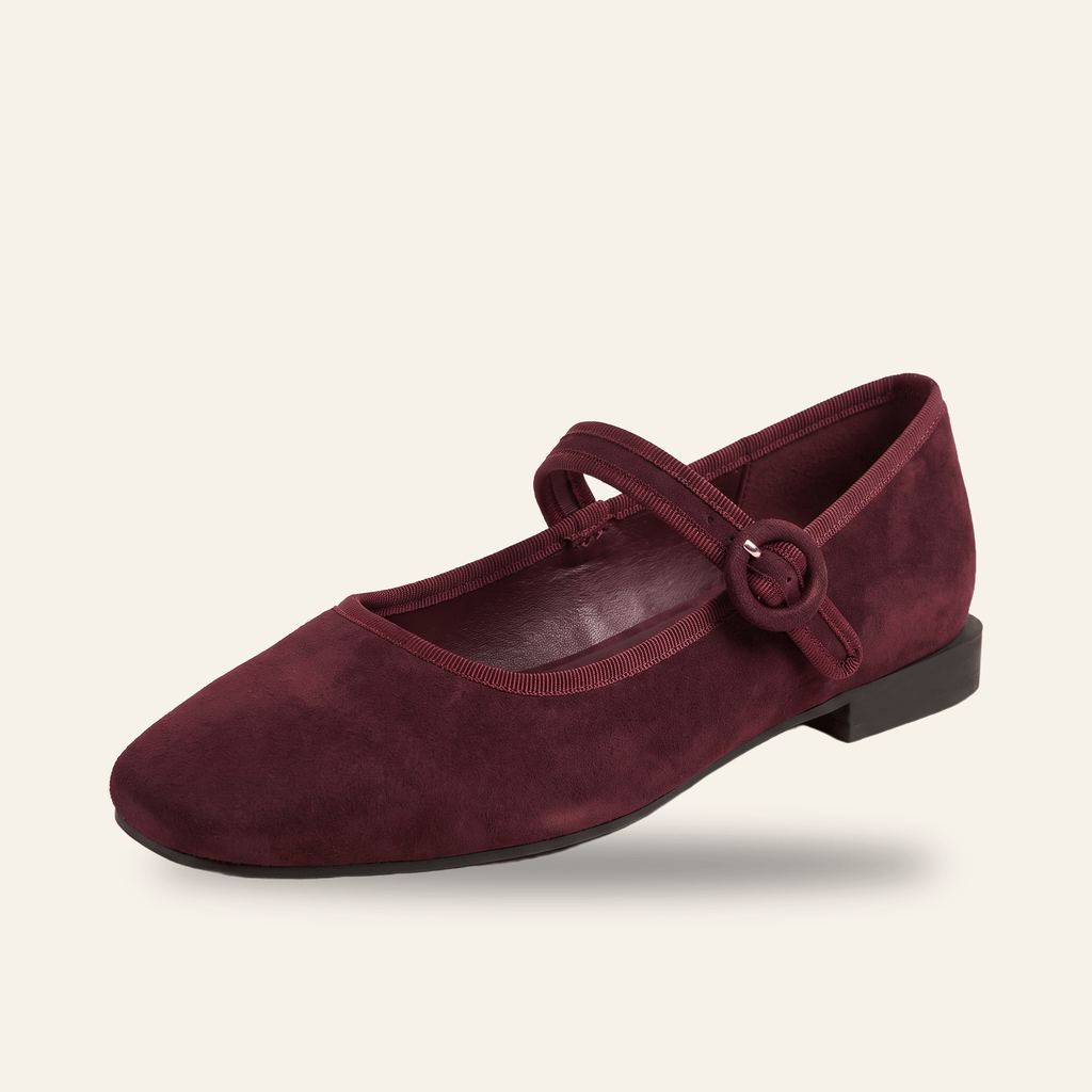 Celia · Bailarina Mary Jane de Ante con Hebilla - zapatos de mujer Calenzo