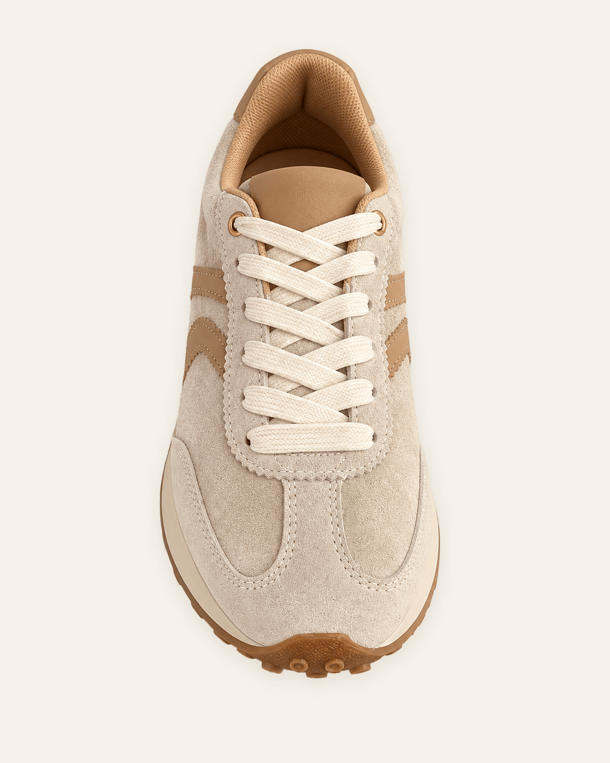 Chamberí · Zapatilla Retro Running de Efecto Ante - zapatos de mujer Calenzo