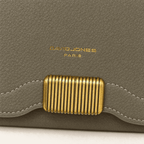 Goya · Bolso Bandolera con Cierre Dorado — Gris y Kaki - zapatos de mujer Calenzo