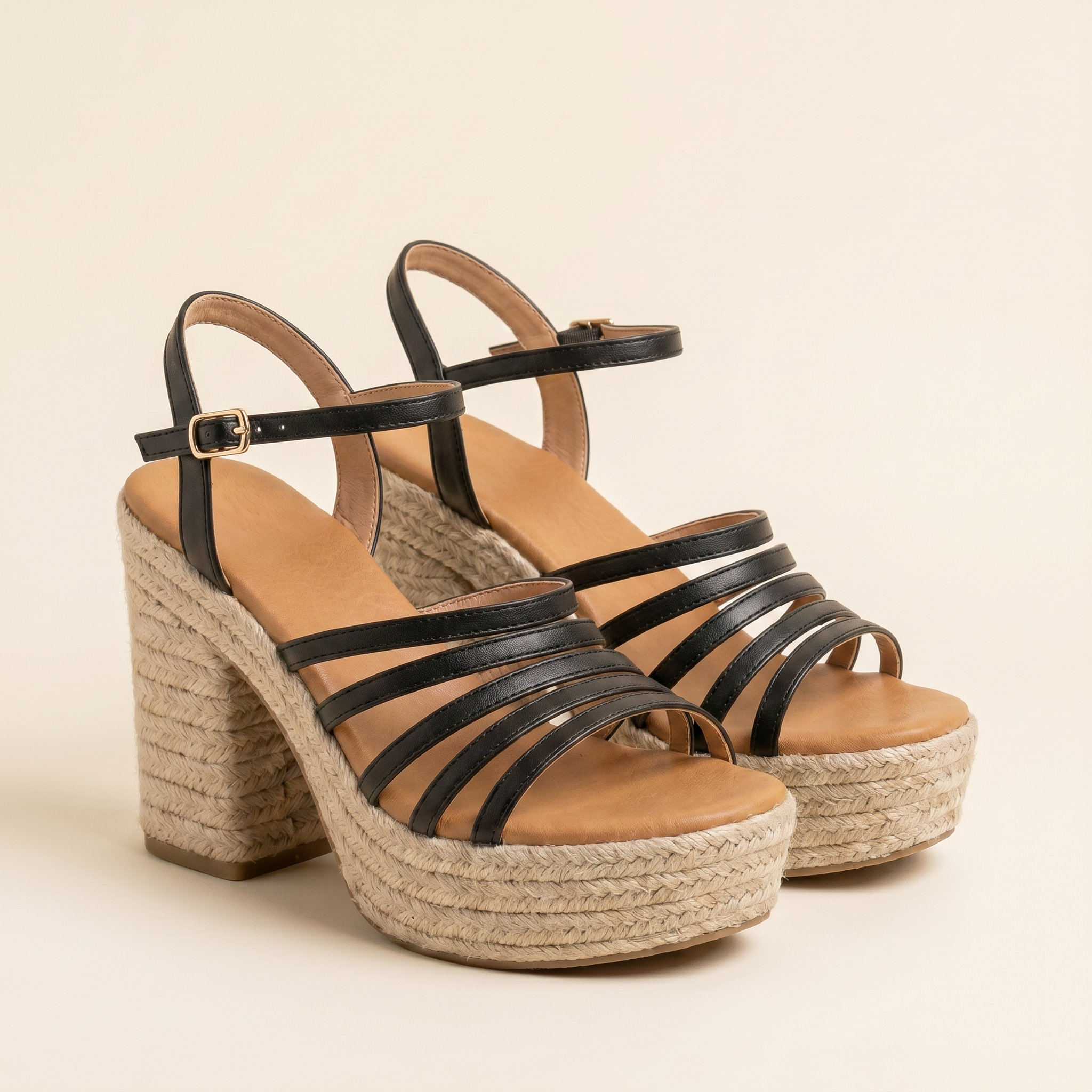 Cuna alta esparto negro - 3/4 par