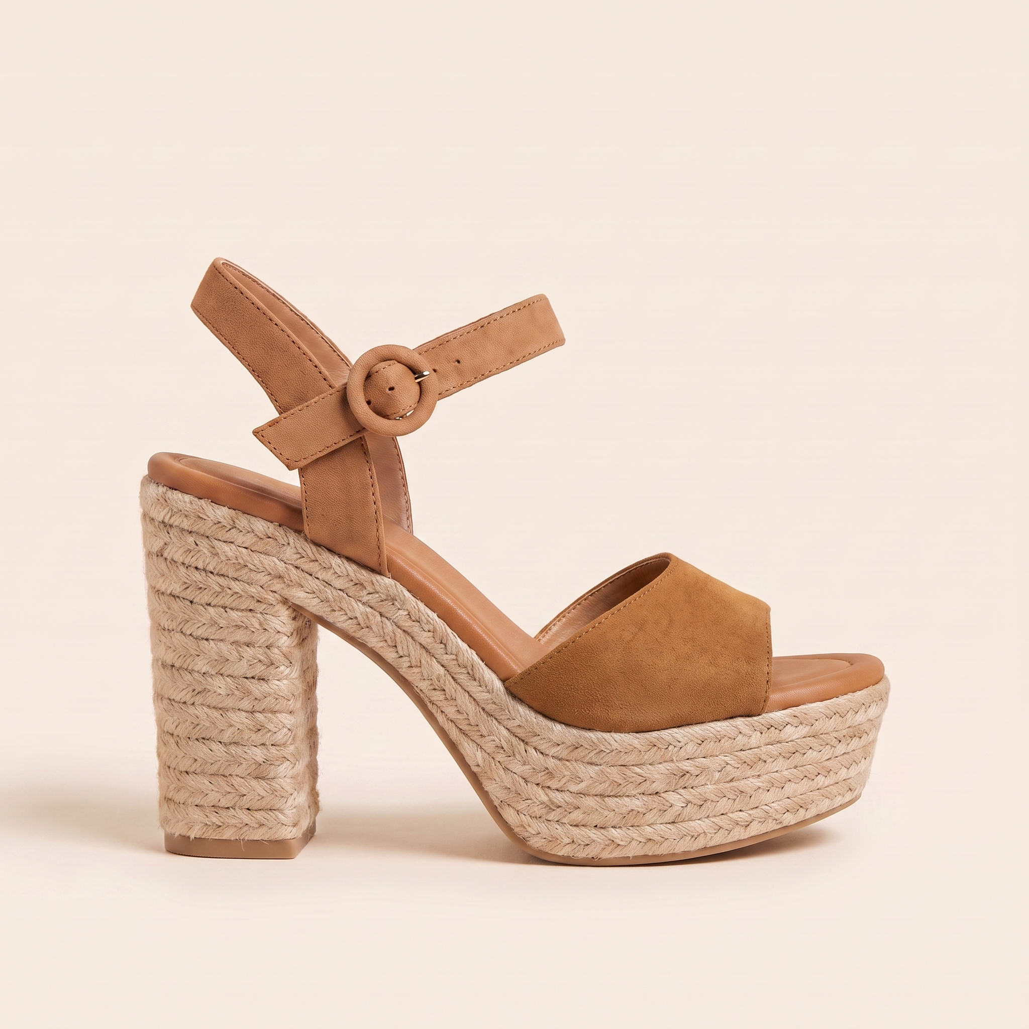 Marisol cuña esparto Camel - principal