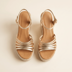 Lola · Sandalia de Cuña Alta de Esparto - zapatos de mujer Calenzo