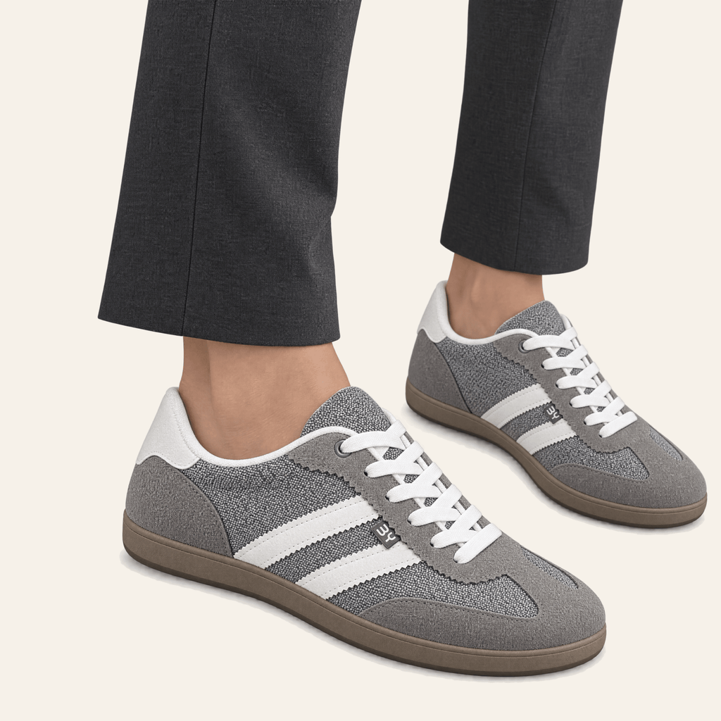 Maia · Zapatillas Retro de Tejido y Ante - zapatos de mujer Calenzo