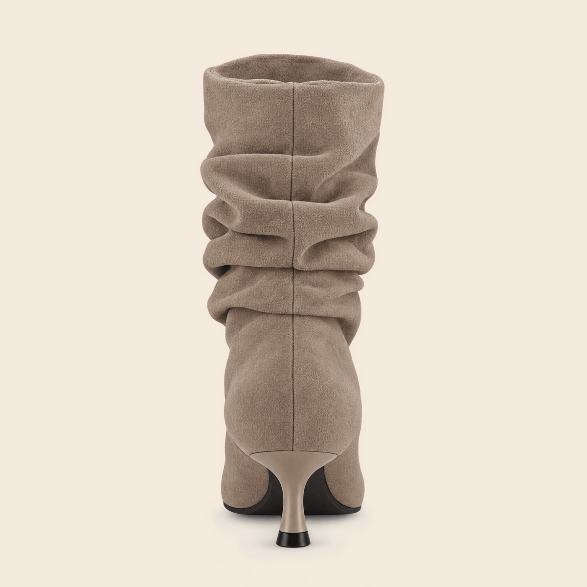 Mireia · Bota Slouch de Ante con Tacón Kitten - zapatos de mujer Calenzo