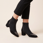 Nadia · Botín de Punta Fina con Cremallera - zapatos de mujer Calenzo
