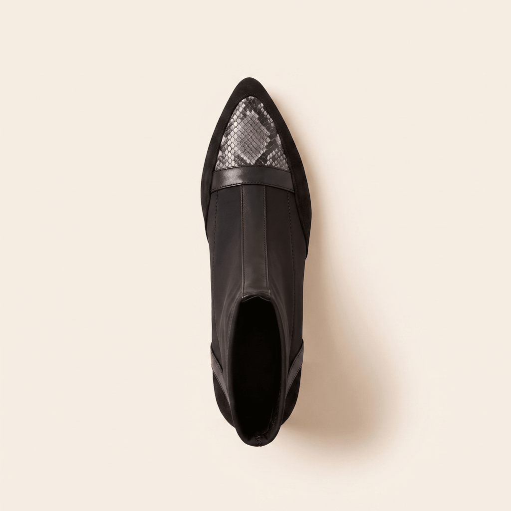 Nadia · Botín de Punta Fina con Cremallera - zapatos de mujer Calenzo
