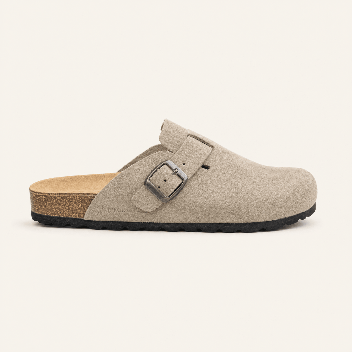 Standford · Zueco de Ante con Hebilla - zapatos de mujer Calenzo