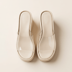 Vega · Cuña Mule de Tira Transparente - zapatos de mujer Calenzo