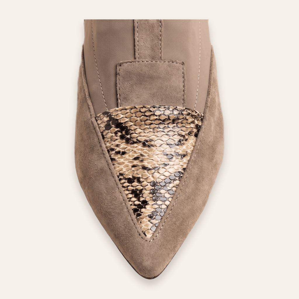 Zaira · Zapato de Punta Fina con Detalle Serpiente - zapatos de mujer Calenzo